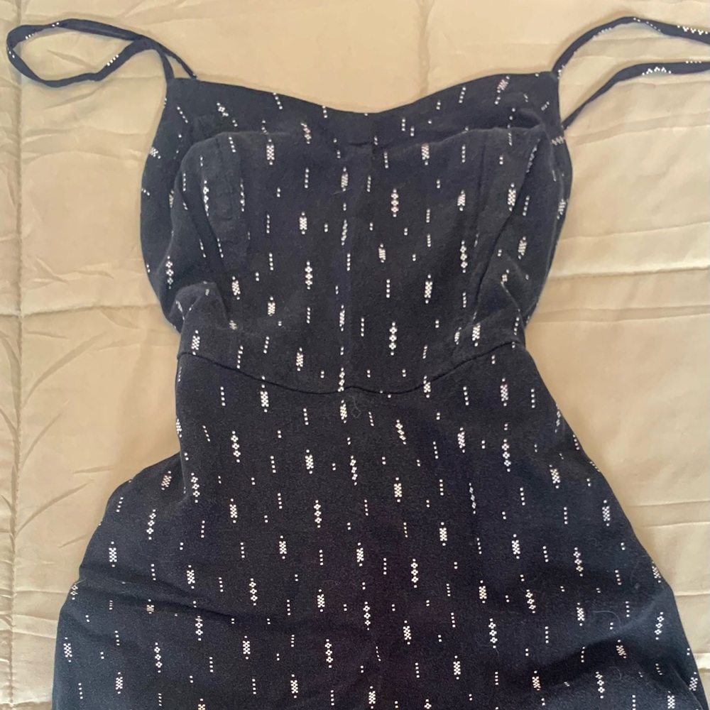 Black patterned SO Sun Dress, size S